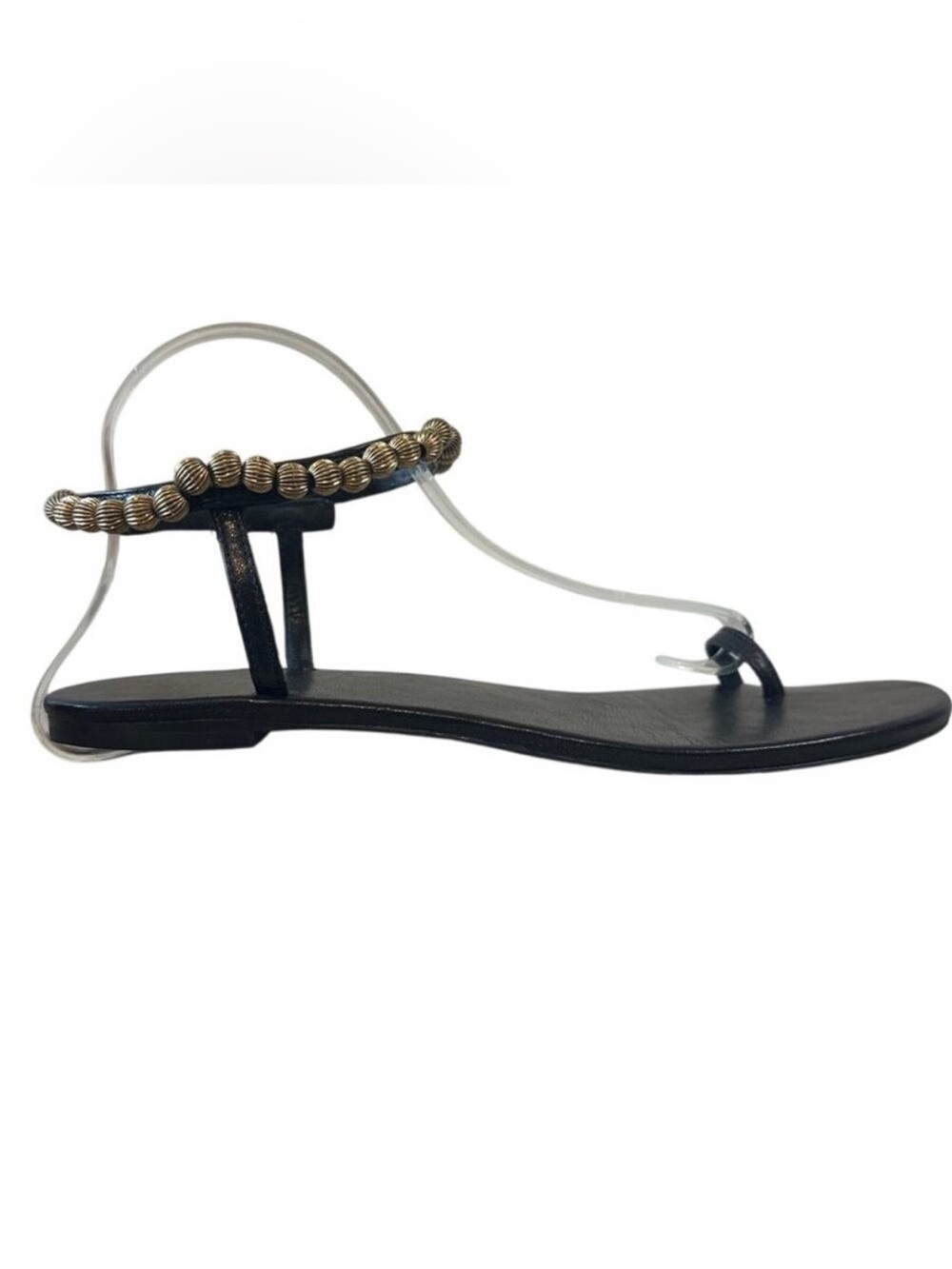 Tory Burch Capri Beaded Ankle Wrap Sandals Size 10.5